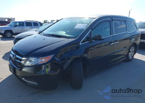 2015 Honda Odyssey Ex-L из США, поврежденный, VIN 5FNRL5H66FB124935